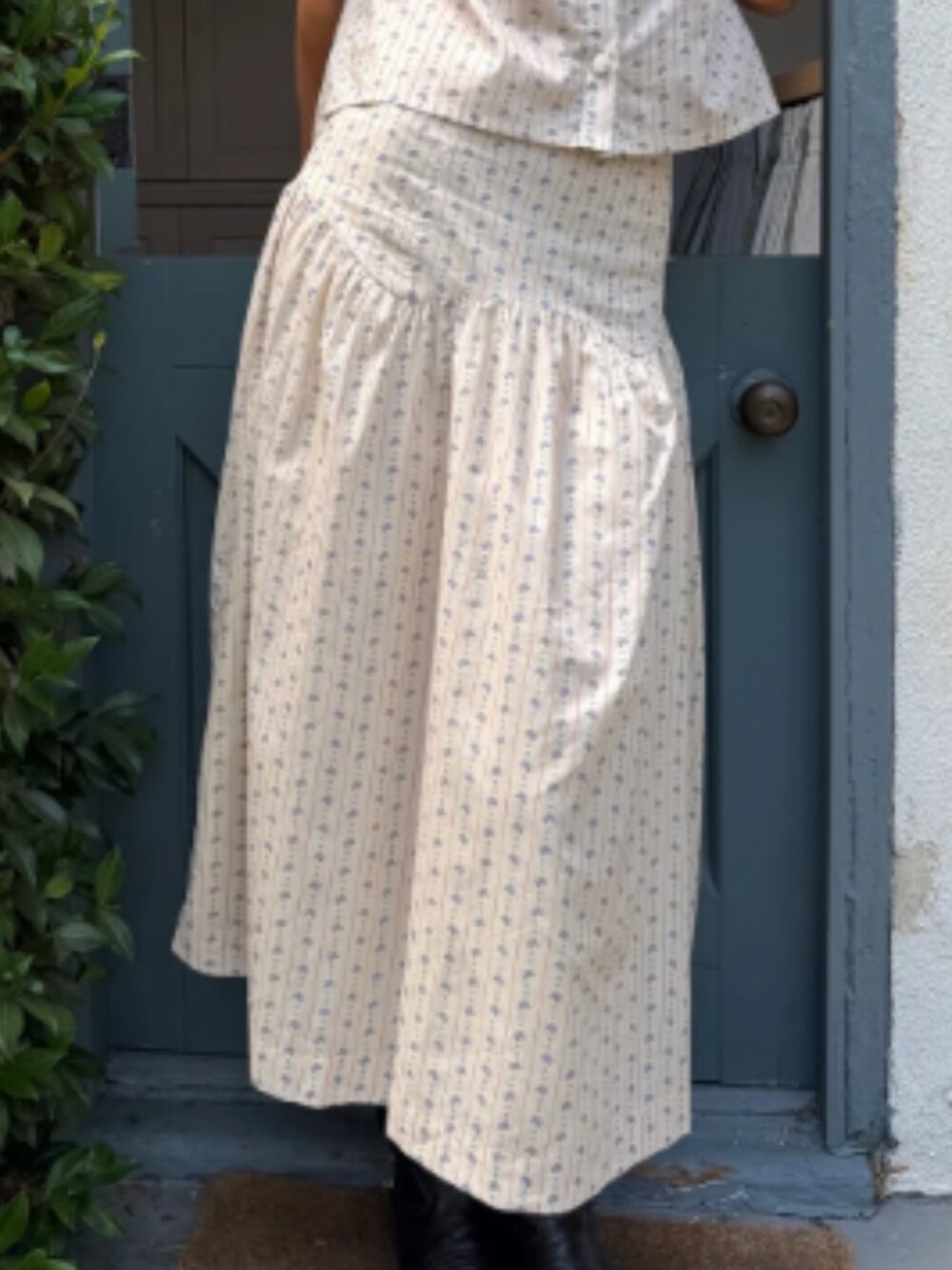 Penny Midi Skirt Stable Toile - Lisa Says Gah